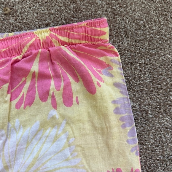 Old Navy Intimates Yellow Floral Shorts Women's Size Small Y2K Loungewear Spring - Picture 6 of 16